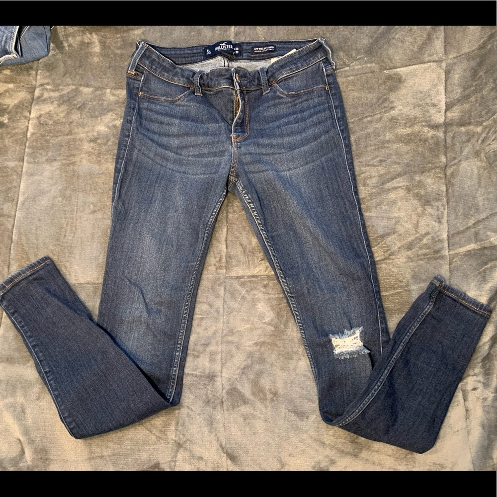 Hollister jeans with tear